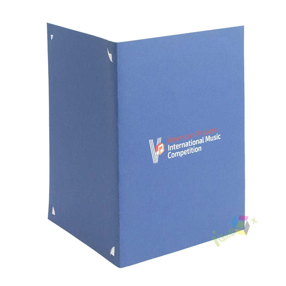 Luxury High Quality Art Paper Certificate/Invitation Holder with Custom Printing