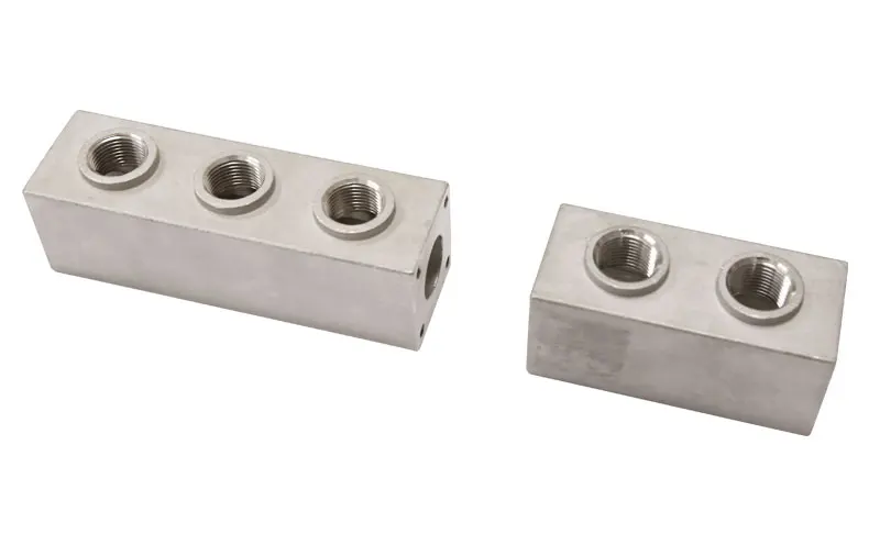 high quality lost wax investment casting parts Sand Blasting fluid system parts