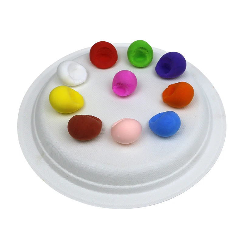 Wholesale 24 colors Safe Non-toxic Handmade DIY Colorful Light Play dough Slimes Kids Ultra light Clay