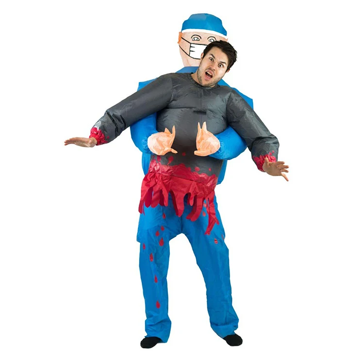 Best Sell Funny Horror  Halloween  Inflatable Costume Inflatable Surgeon Doctor Costume