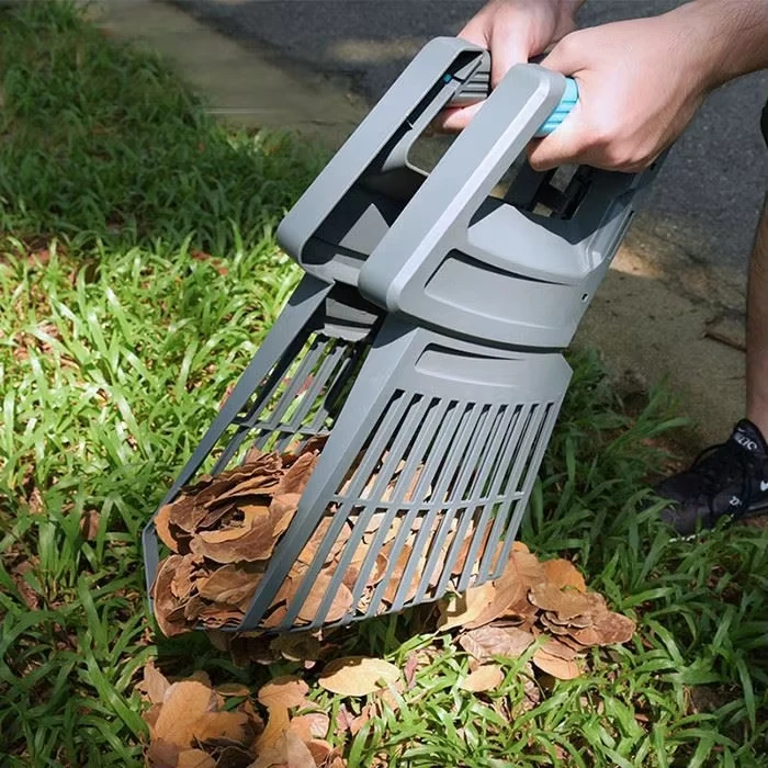quality safety PP garden harrow rake portable garden leaf rake
