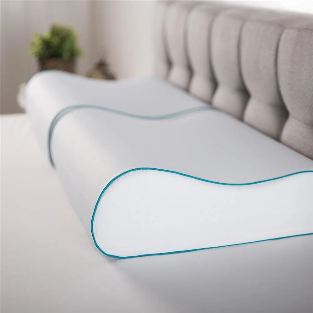 Adjustable Comfortable Bamboo Fabric Cover Memory Foam Orthopedic Contour Pillow