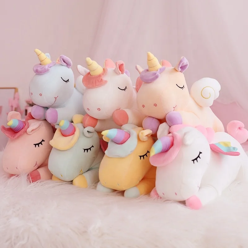 BSCI SEDEX factory free sample unicorn plush toy oekotex bsci Cute large unicorn stuffed animal unicorn