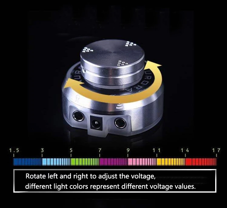  High-power General-purpose Knob Power Transformer Tattoo Machine Coil Motor Rainbow Aurora about 187G