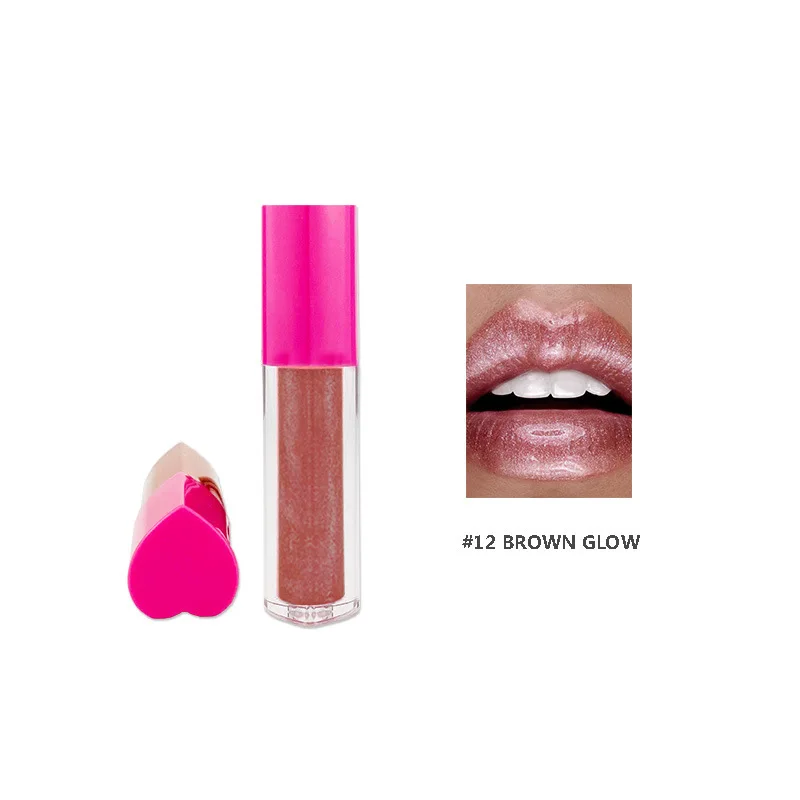 Hot Selling Free Shimmer Liquid Lip Gloss Private Label Custom Logo Shiny Glitter Clear Lipgloss