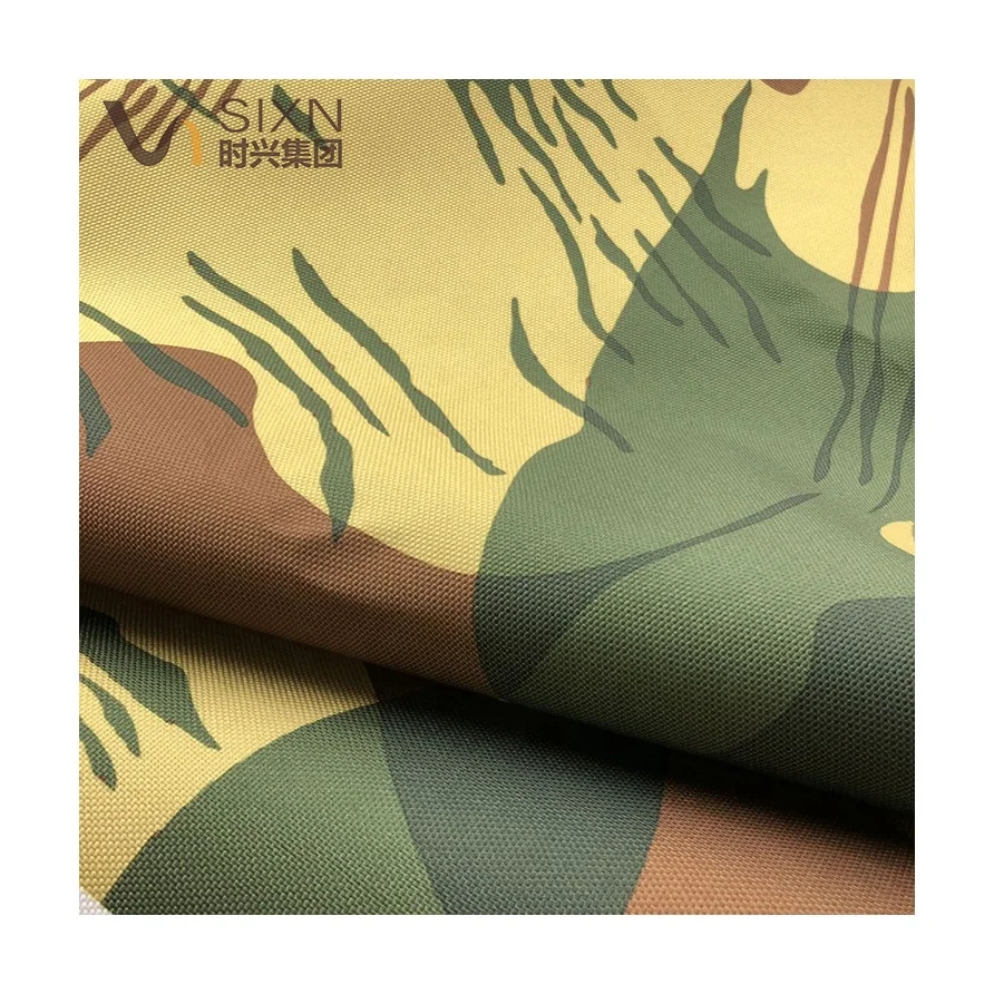 Сучжоу Shixing полиэстер 1000D cordura WR полиуретан военный Родезийский кисточкой дизайнерская ткань