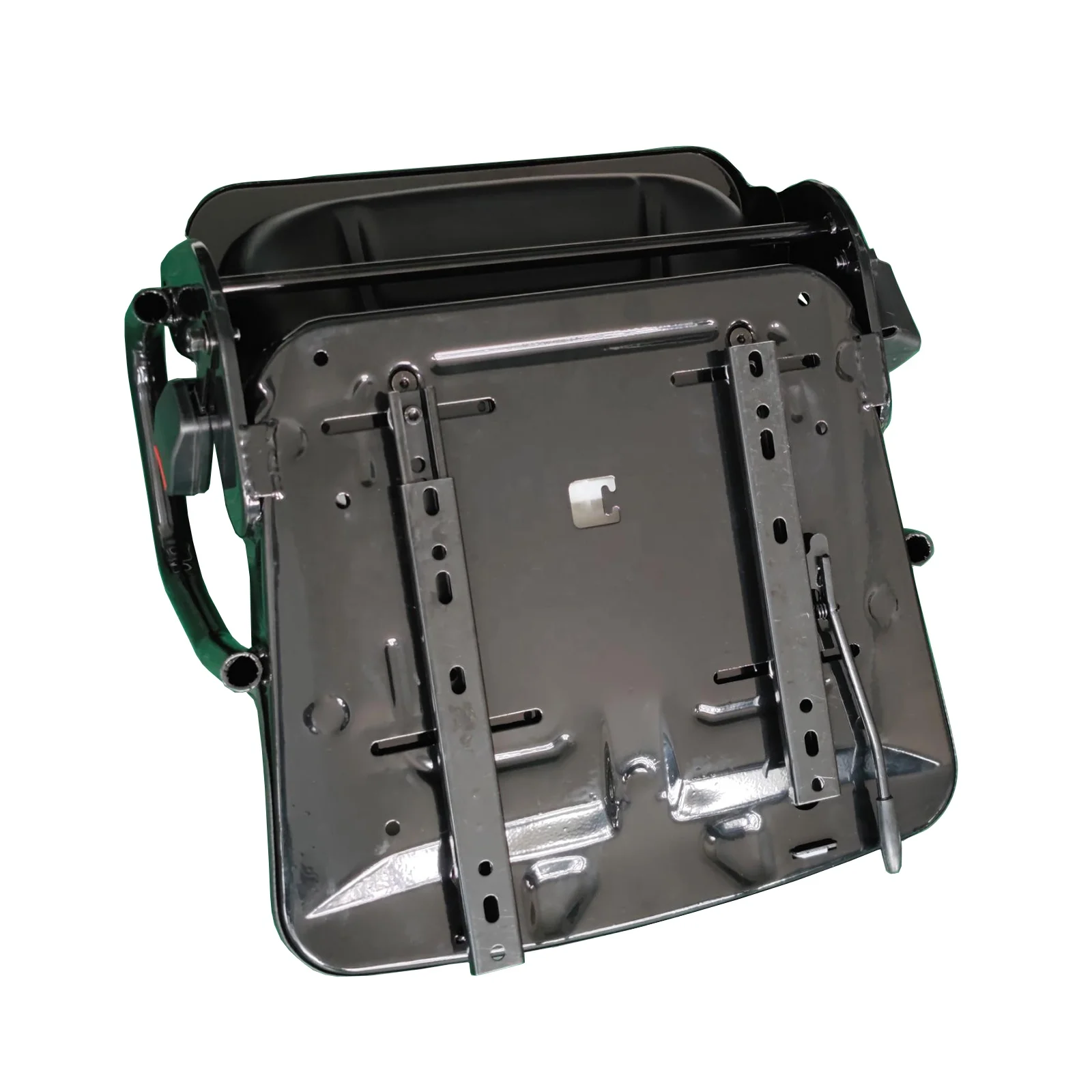 Aftermarket Universal Adjustable Forklift Seat with Safety Belt, Full Suspension Seat with Foldable Cushion