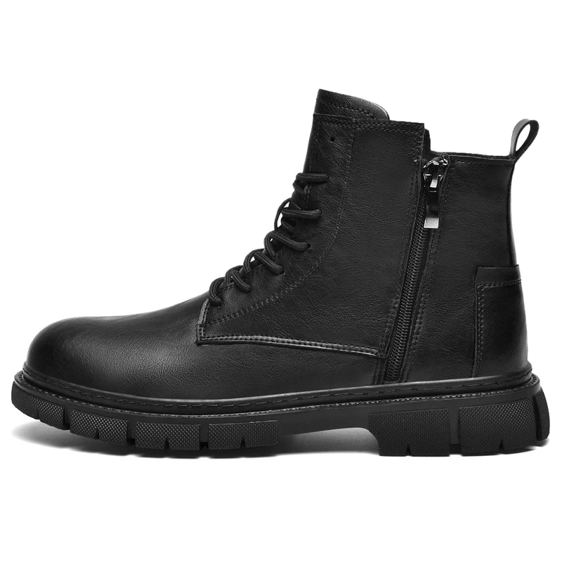 arcx Brown Cowhide Leather Martins/ Sports Biker Shoes for Men/ Cool Retro Style Breathable Motorcycle Riding Racing Boots