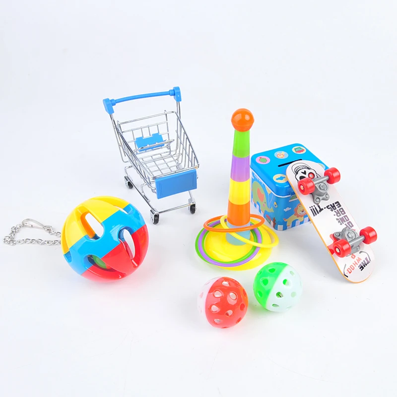 New Bird Toy Parrot Combination Set Training Interactive Education Pet