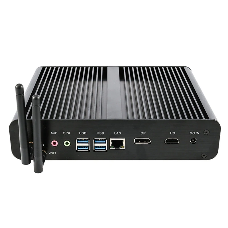 New 12th Gen Fanless Mini PC Core i7 1265U 1165G7 10710U Gaming Micro Desktop Computer NUC 4K HTPC 2*DDR4 NVMe SSD