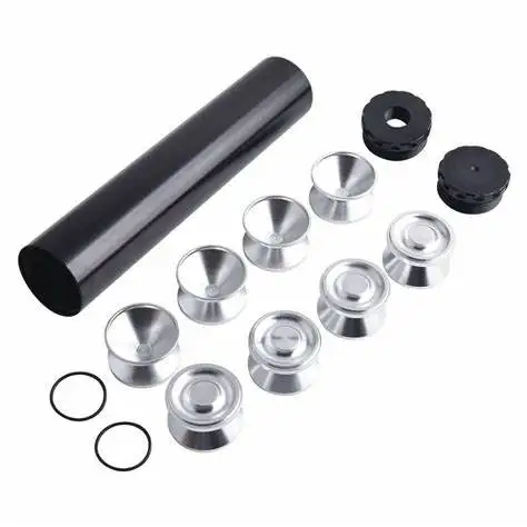 
China CNC Machining metal Oil filter fuel aluminum / stainless steel / titanium cups solvent trap kit 