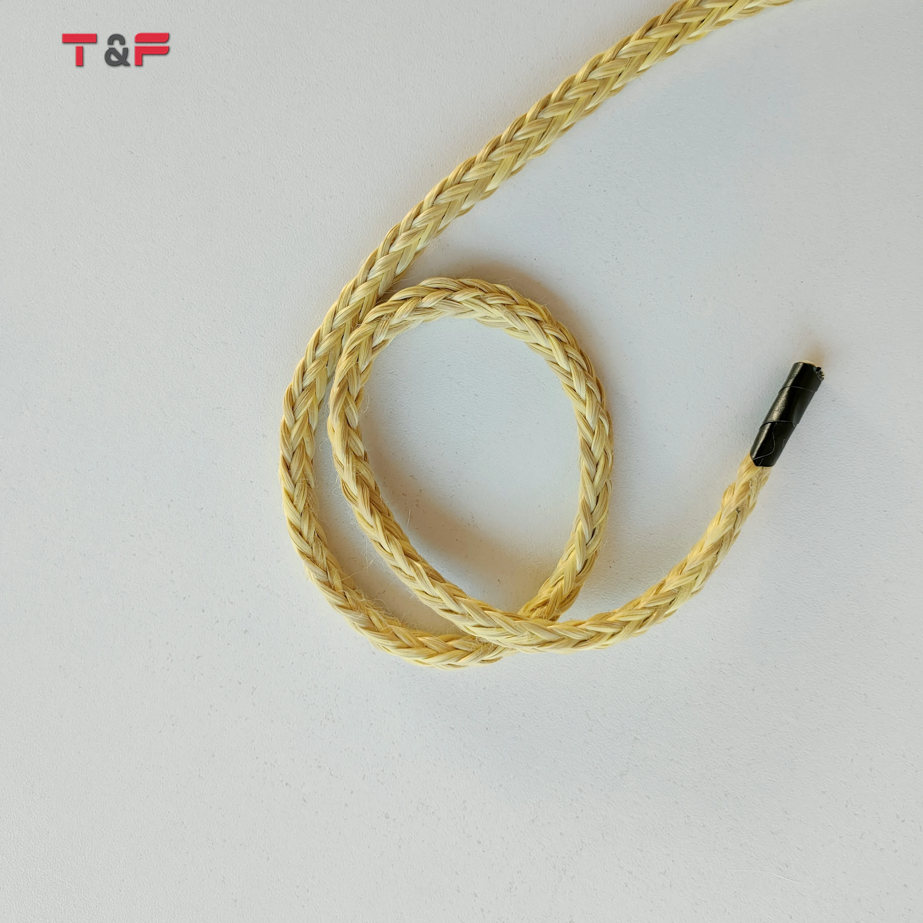 Flame Resistance Tactical Natural Color Technora Braided Rope