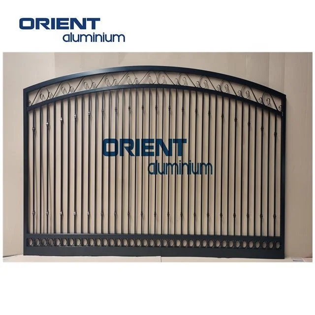 In Pakistan Latest Tubular Square Pipe For Front Home House Grill Sliding Single Main Door Aluminium Gate Designs