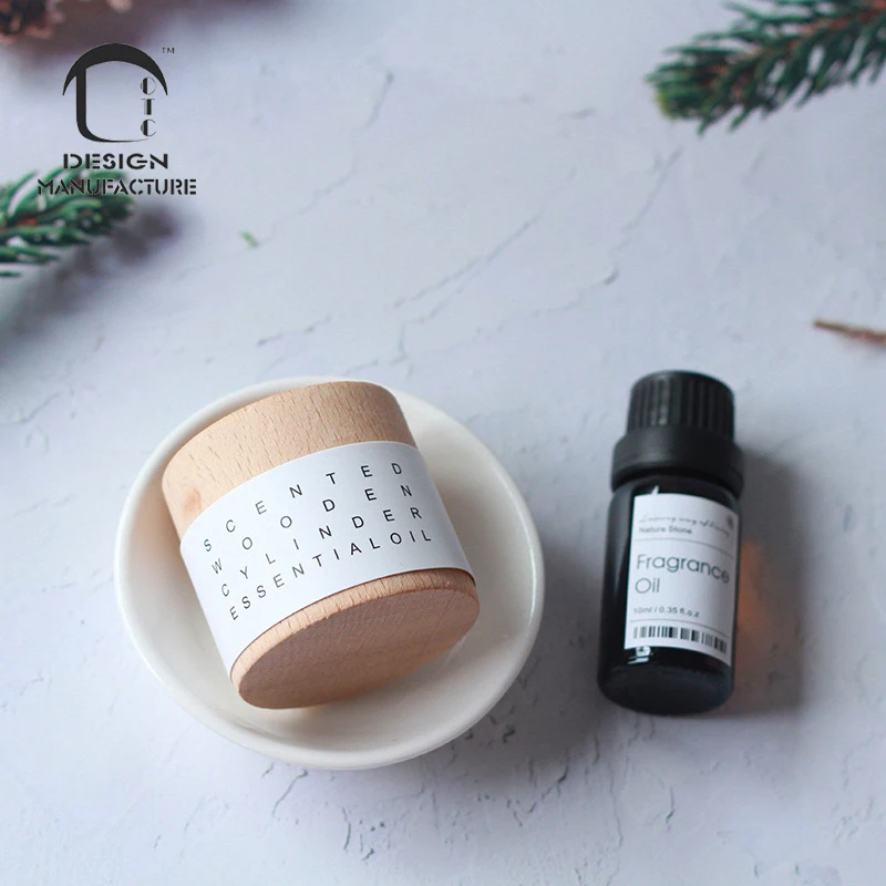 factory classic zen style natural wood diffuser with 10ml essential oil