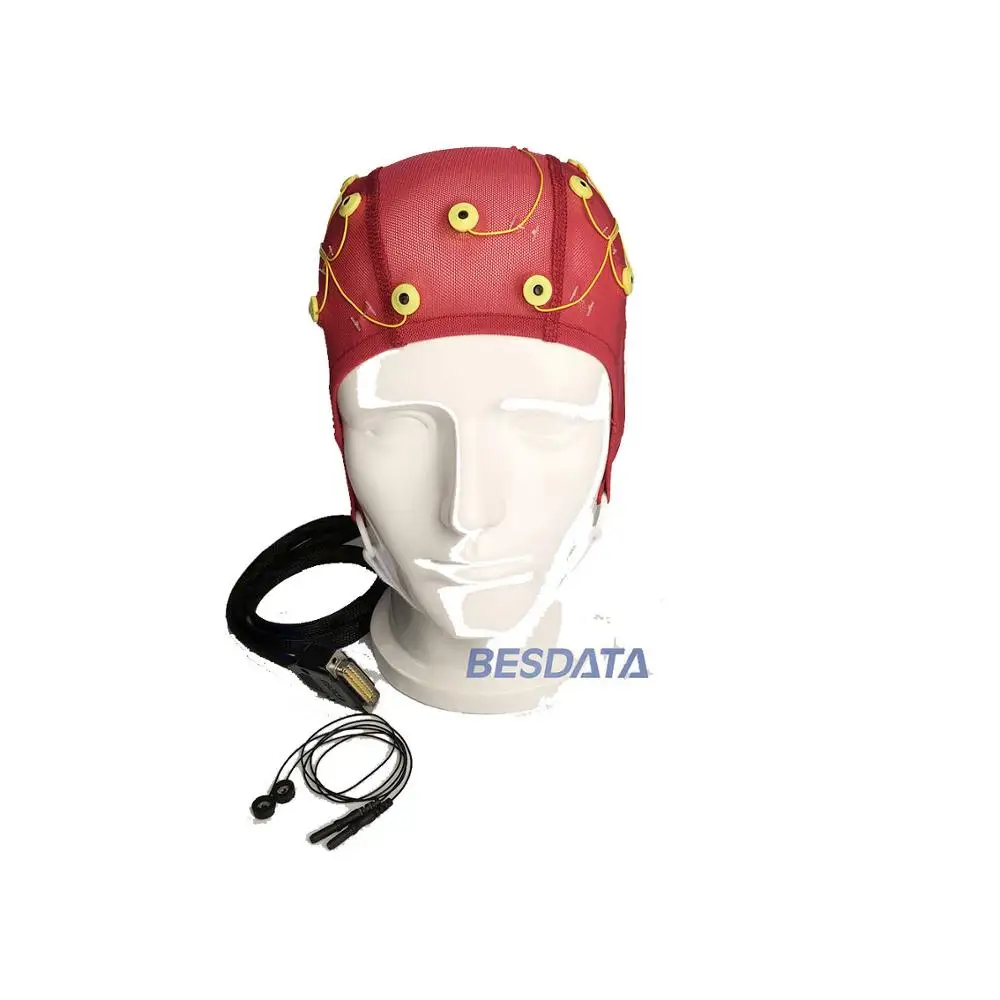 High quality gold tin silver chloride coated sensor amplifier international placement system EEG caps