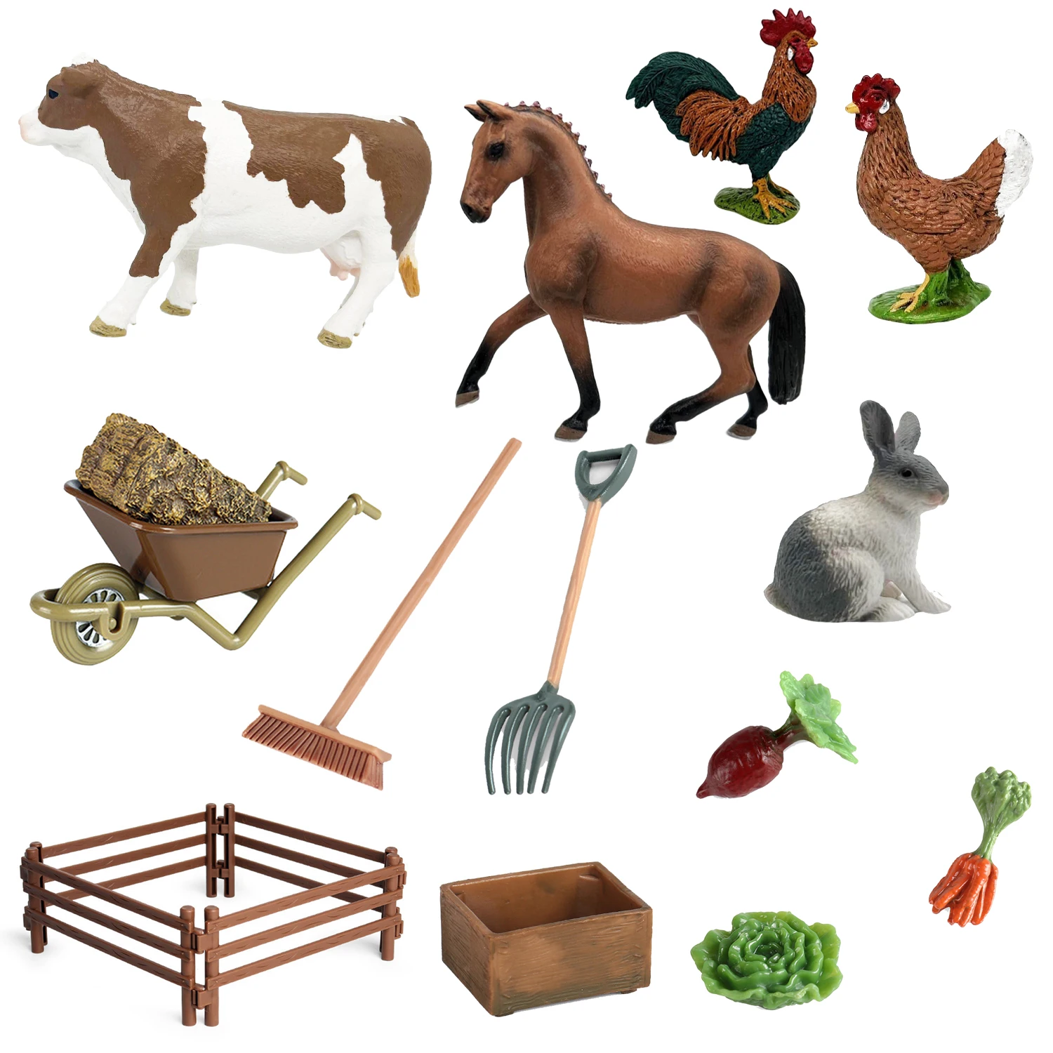 OEM ODM PVC Plastic Animal Toys Realistic Animal Figurine Buffalo Eco-friendly Cow Toys