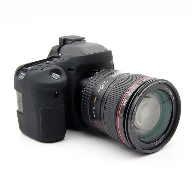 Silicone Camera Cover Soft Silicone Protective Case for Canon EOS 80D Digital SLR Camera