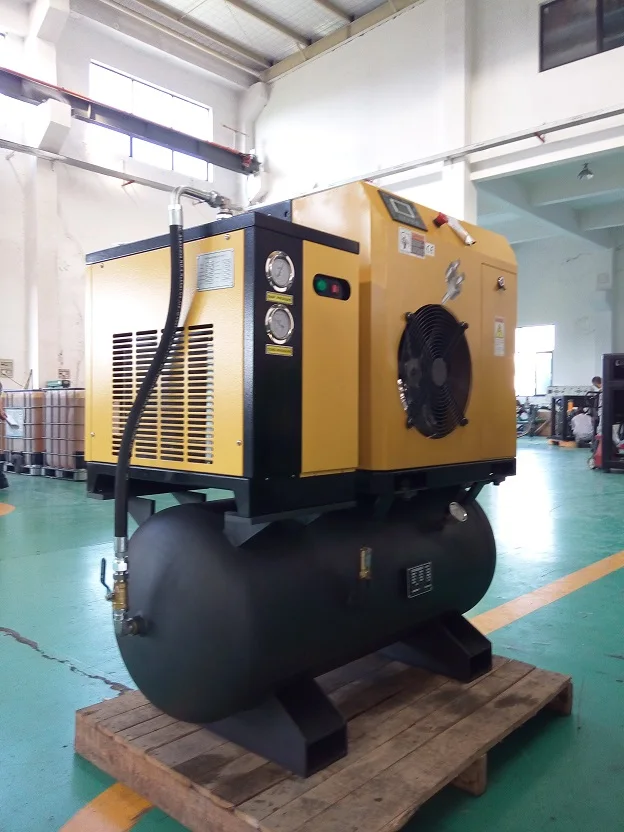 
SUCCESS ENGINE MINI Integrated Package Screw Air Compressor with tank dryer and filter 5.5KW 7.5HP 7bar 