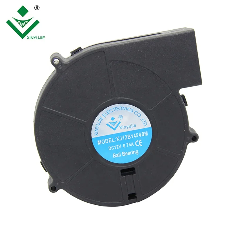 14540 14CM 12v 24v 48v pure copper wire dc brushless blower waterproof IP68 centrifugal blower 145x136x40mm
