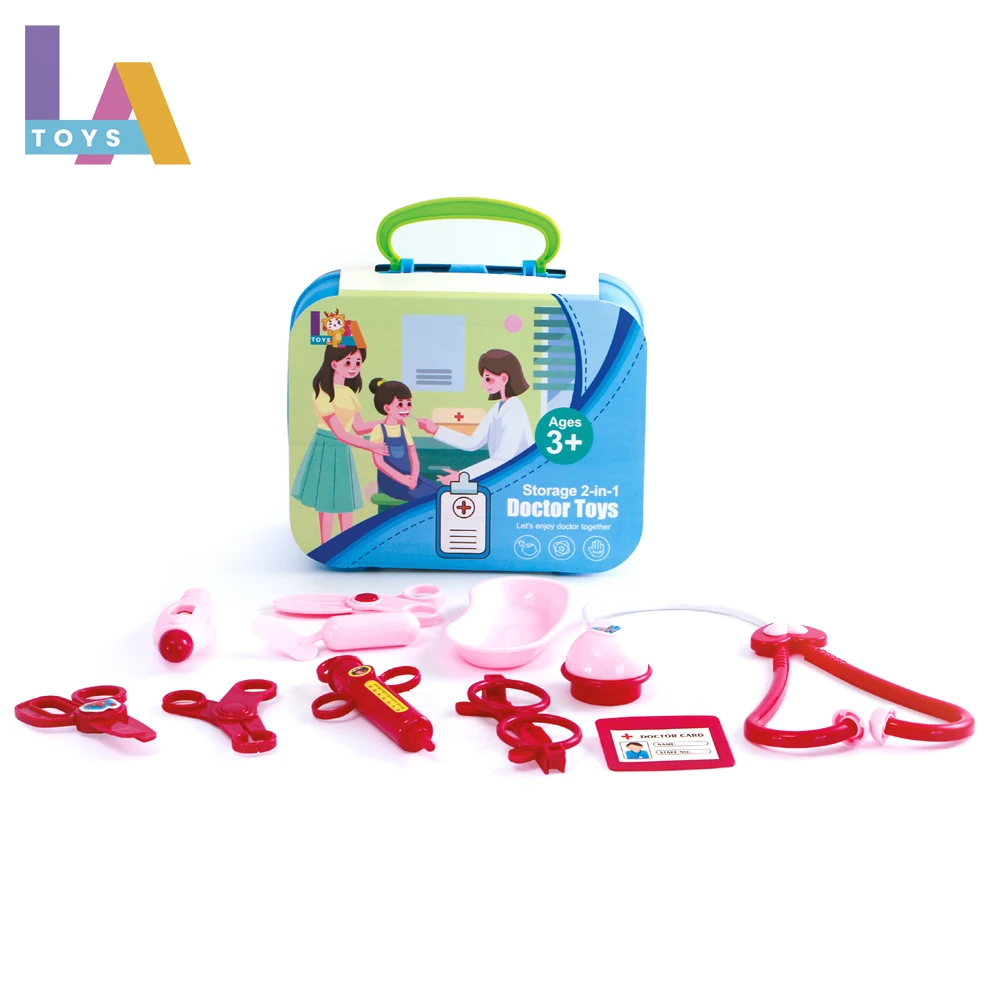 Longthuy Made in Vietnam Children play house doctor set toy Fun medicine box simulation role play doctor toys wholesale