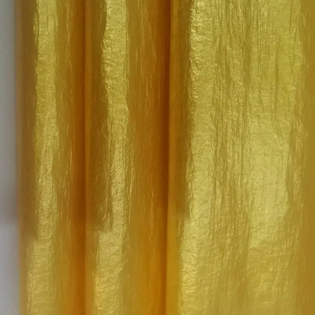 Лидер продаж, популярный и сияющий дизайн в полоску, нейлон 40d, сморкание с бронзовым покрытием, ощущение бумаги для спортивной одежды