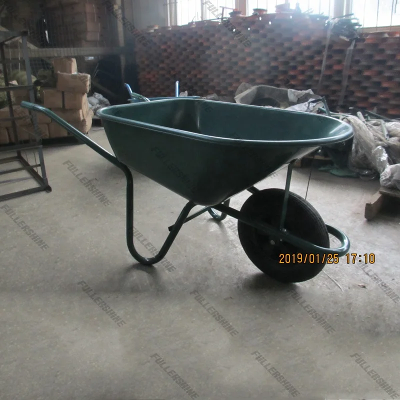 GS/TUV Европейского садового колеса Barrow WB7864 с зеленым ПВХ лотком 120L