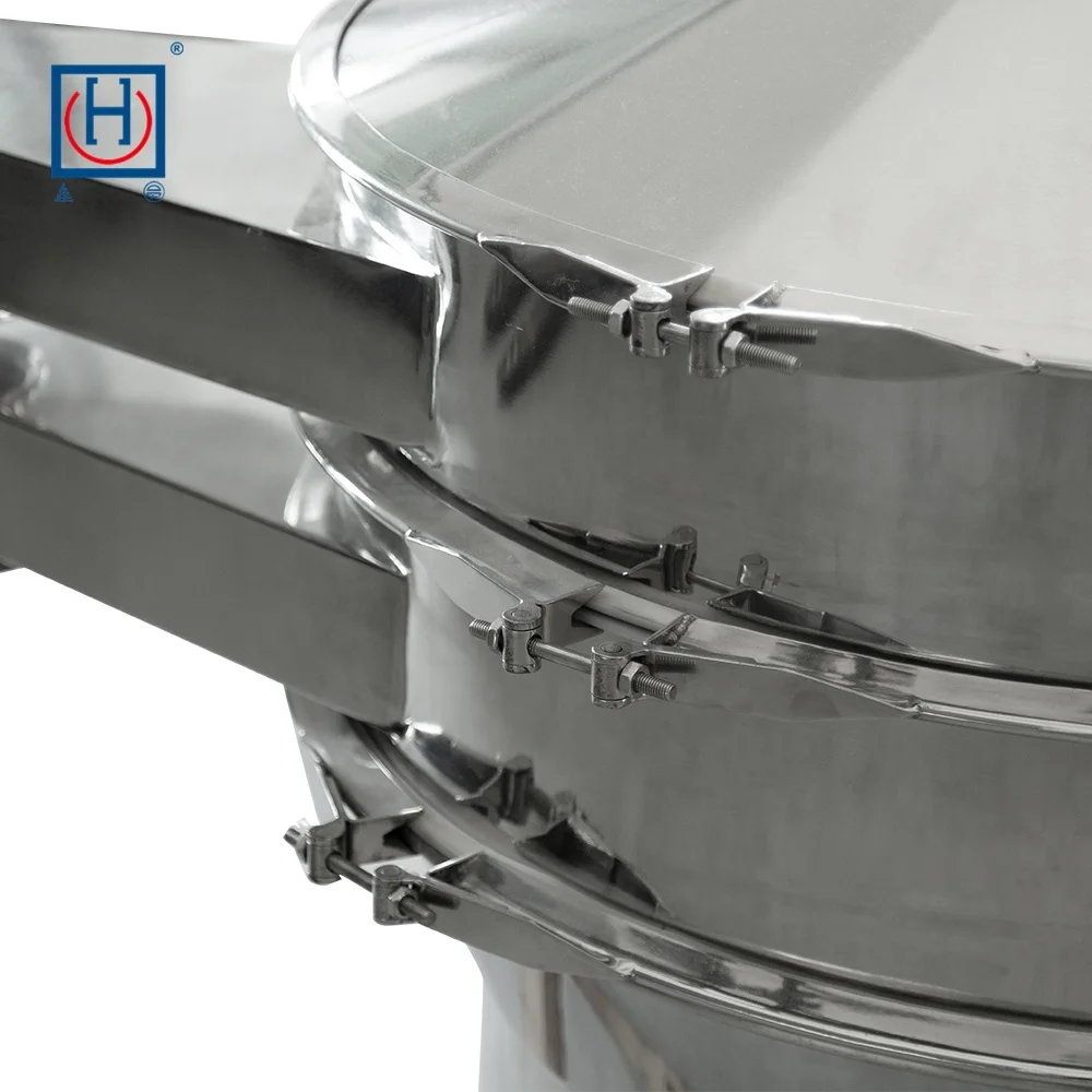 High sieving efficiency ultrasonic fish meal vibrating screening machine