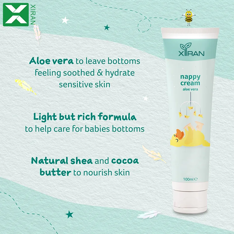 Wholesale Baby Nappy Rash Cream Private Label Nature Organic Baby Nappy Diaper Rash Cream Aloe Vera Healing Ointment