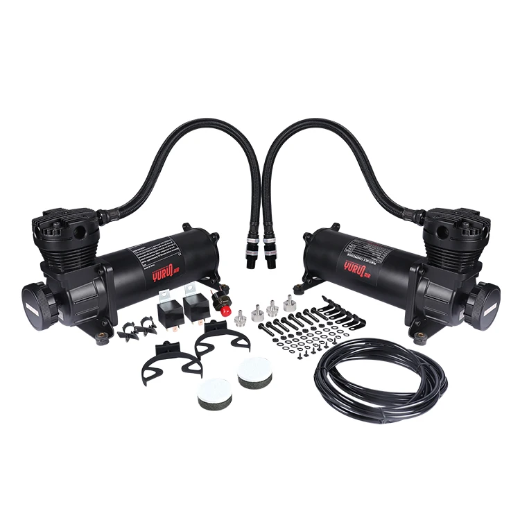 high quality 12v fast inflation portable 10 in 1 air ride suspension compressor pump inflator airbag for family and company