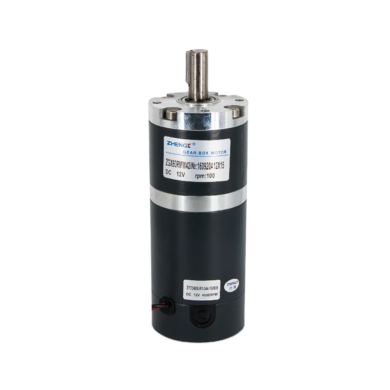ZGX60RMM 12 v 24v dc планетарный редукторный двигатель с высоким крутящим моментом 12 v