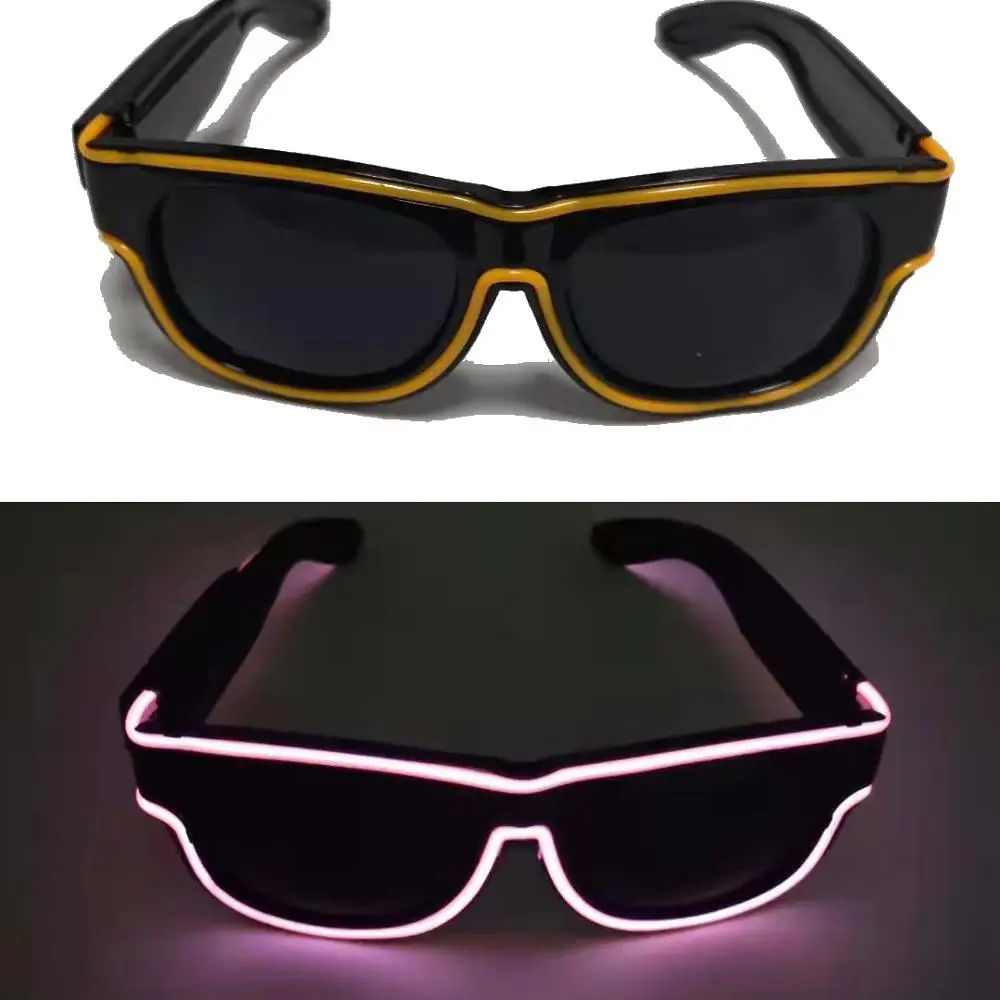 2020 NEW wireless cool led light up sunglasses rave for dj bar party