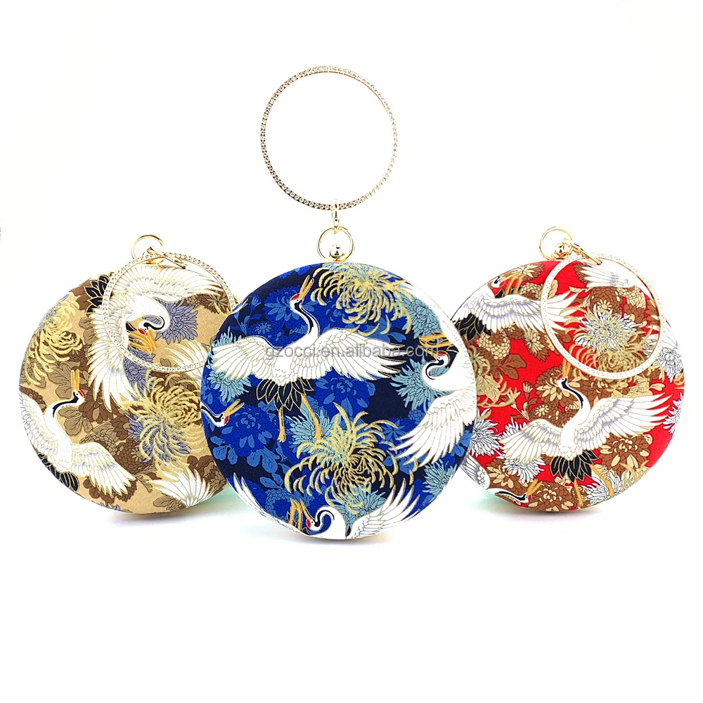 OC4405 Newest Designer Bag Round Shape Handle Evening Clutch Original Designer Bags