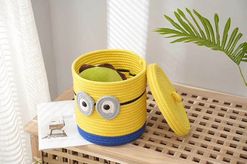 Корзина для хранения в гостиную Happy Minions корзина мелочей детская настольная белья тканая с крышками