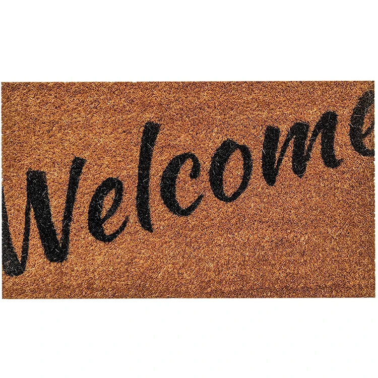 
Powerful Rubber Backing Coconut Making Entrance Indoor/Outdoor for Floor Coir Mat Doormat 