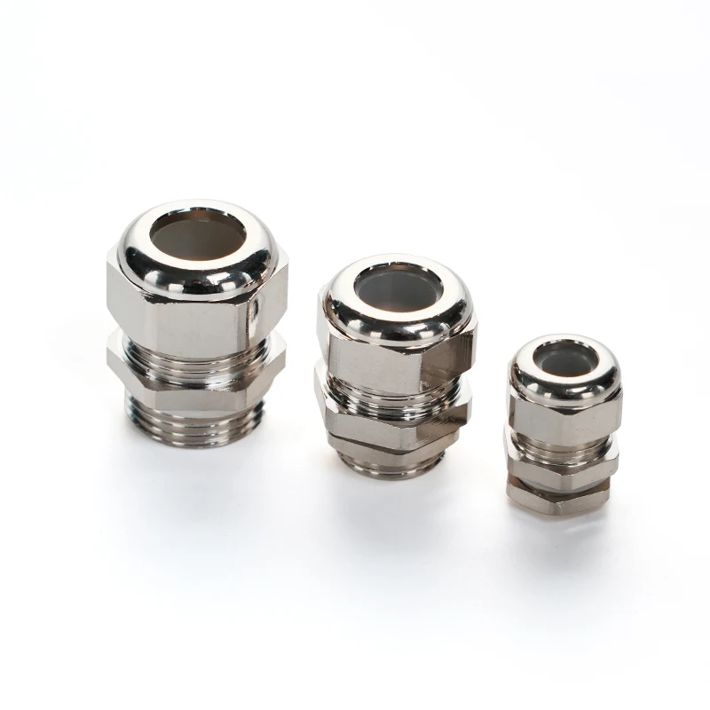 JAR High-Temp Metal IP68 Connector Brass M20*1.5 Cable Gland Waterproof Cable Entry with RoHS Certification PG & MG Type