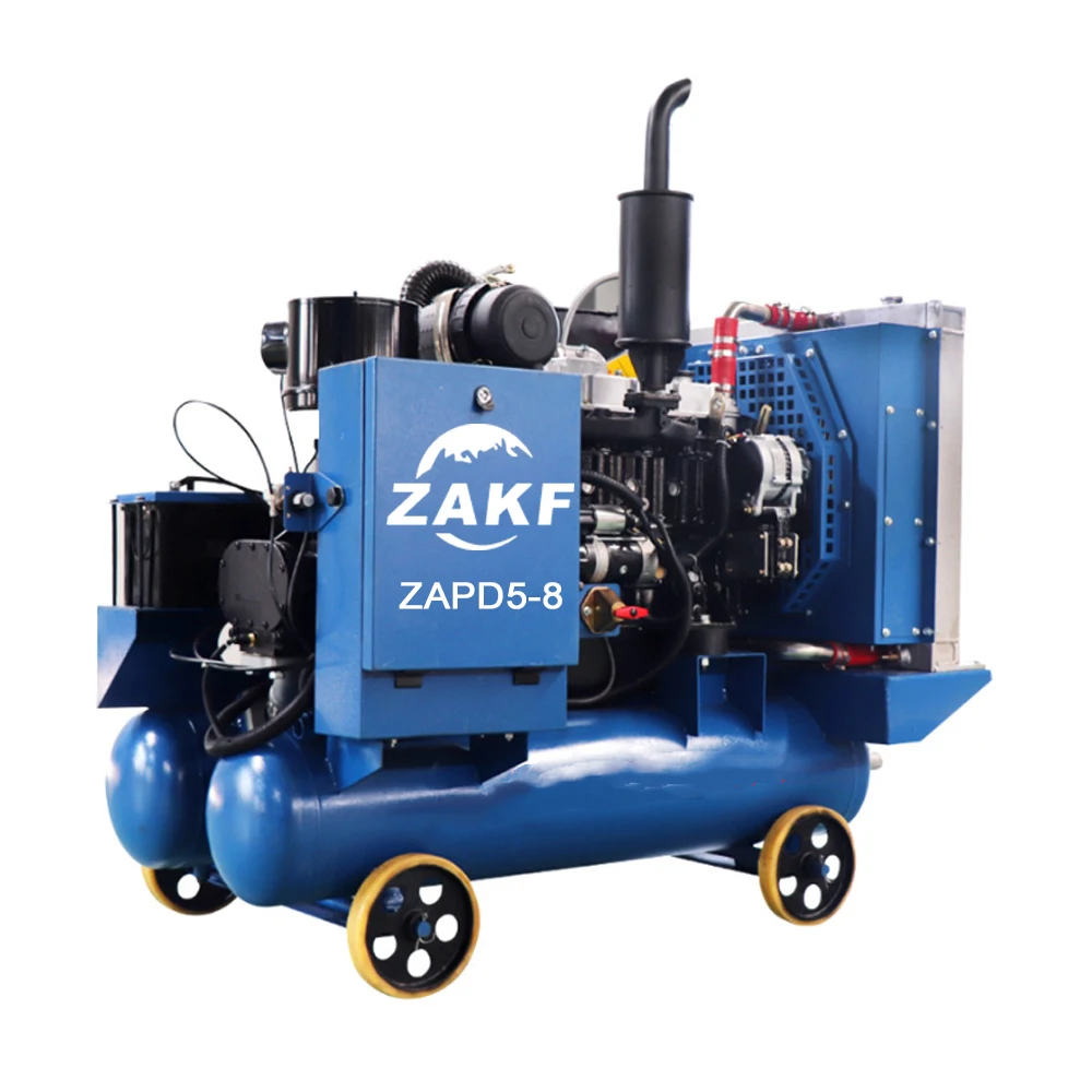 High repurchase 176CFM 8bar 41KW Rock Drilling Compressor Diesel Driven Mobile Air Compressor