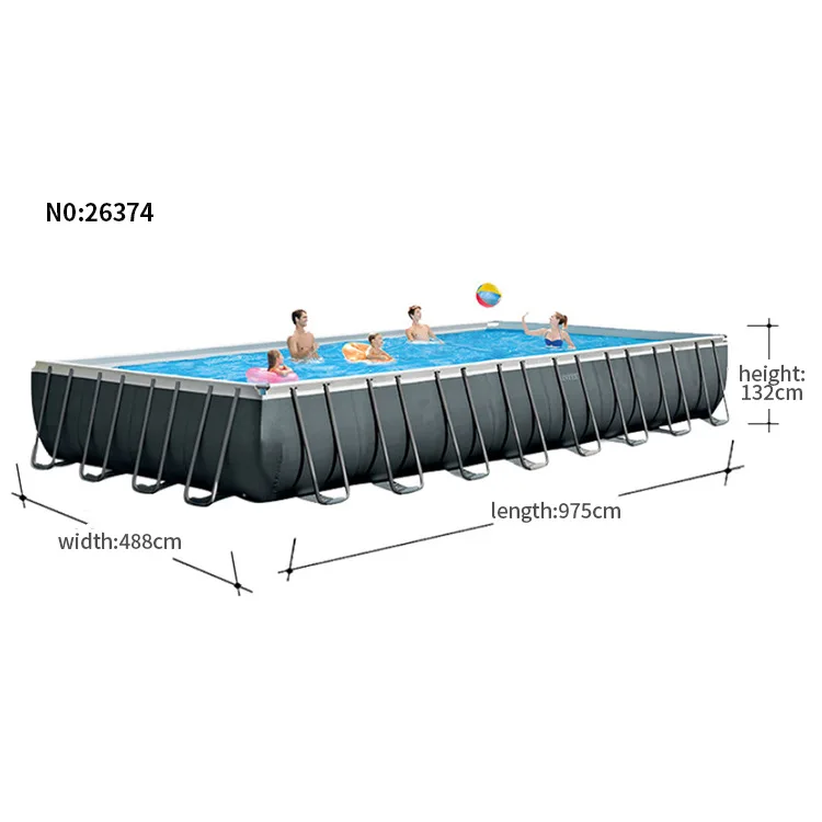 INTEX 26374 AGP 32FT rectangular ultra frame pool steel pool above ground pool