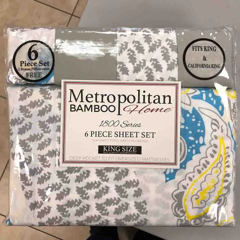 
Print microfiber fabric 100% polyester bedding sheet set 6pcs Good Price and Packing Full size 