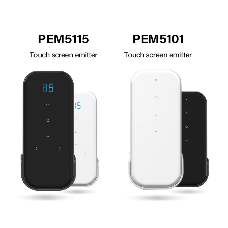 POYAL Modern Smart Home Products Remote Control Glass Touch Screen Emitter Smart Curtain Motor Controller Opener
