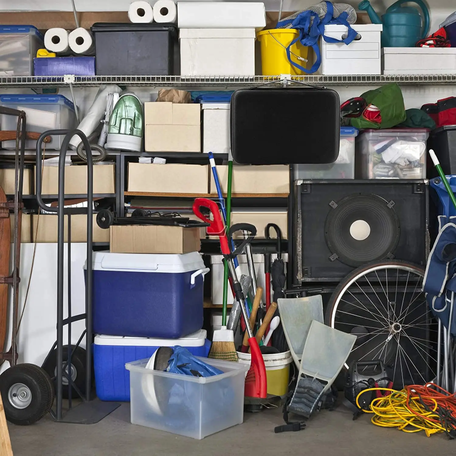 Battery Organizer Storage Case with Tester, Battery Box Holder Garage Container Bag Fits for AA AAA AAAA 9V C D Lithium 3V