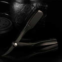 Beard Folding Barber Shaver Knife Tool Professional Barber Straight Edge Shaving Razor