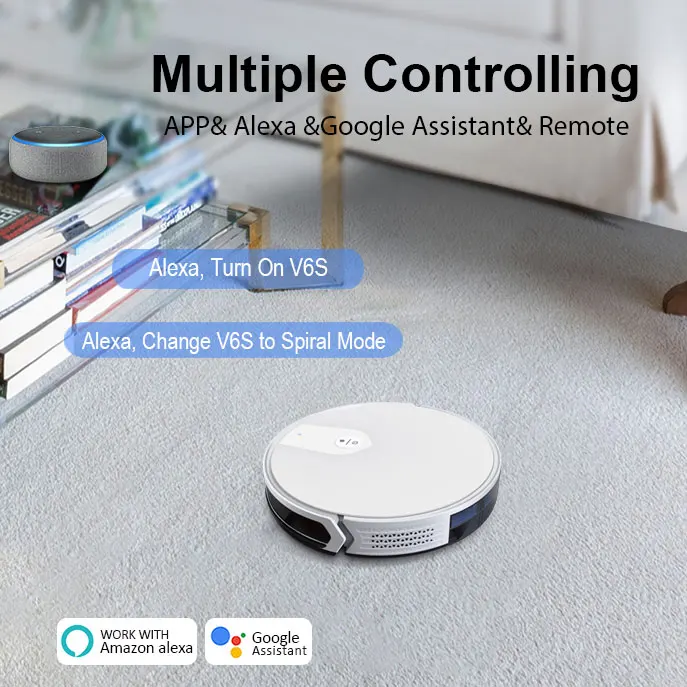 The best smart robot cleaner dry and wet Alexa Google Voice Prompt automatic cleaning house robot vacuum cleaners