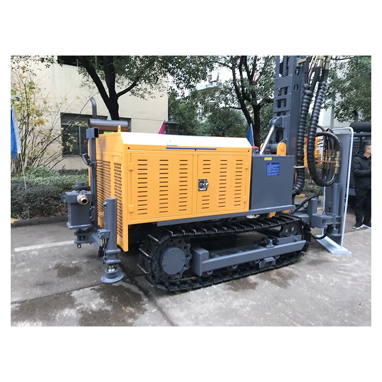 Hot sales 180m Depth KW180 Multifunctional Drilling Rig Portable Water Well Crawler Drilling Rig Price