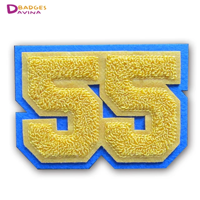 Custom  jacket letter patches letterman chenille patches