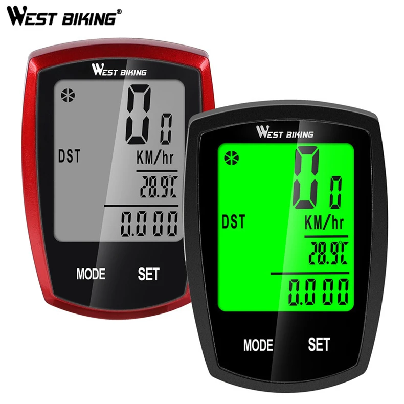 Bike Computer Screen-touchable Speedometer Digital Odometer Cycling Computer Wired/Wireless Exercise Bicycle Computer