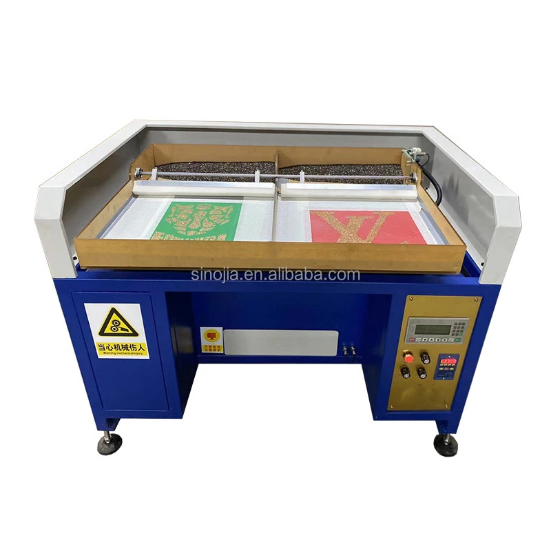 New Release Double Colors Brushing Transferred Rhinestone Machine / Rhinestone Brush Machine for Sale