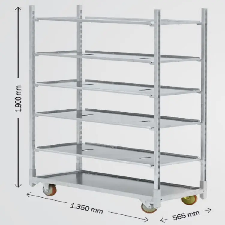 Высококачественные оцинкованные Детские тепличные переносные садовые тележки с датскими цветами