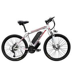High Quality Electric Mountain Bike Fitness And Entertainment 24Inch 13Ah With Led Lights Brand New Electric Hybrid Bike