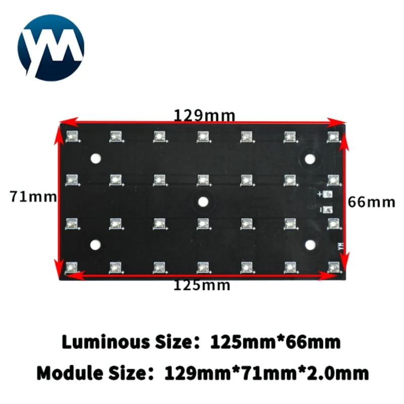 80W free sample UV LED Module Ultraviolet Lamps 405nm for uv ink glue uv printing
