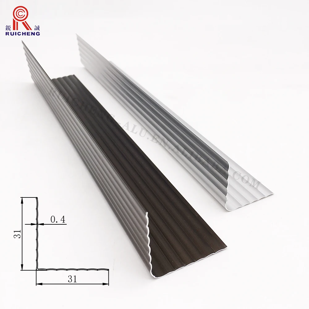 Extruded Supplier Building Decorative Wall Light Tape Edge Metal Protector Corner Guard Angle Aluminium L Shape Profile